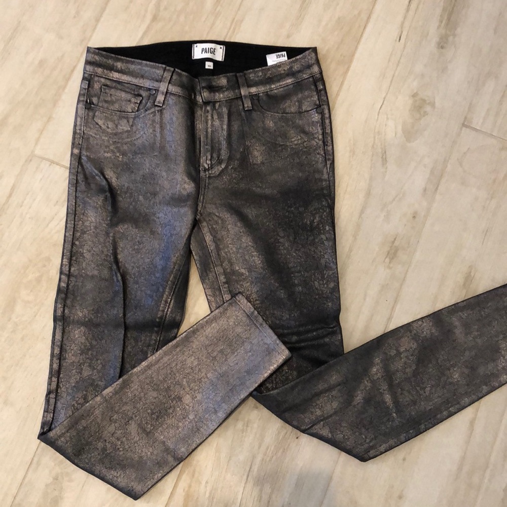 Coated Paige Jeans